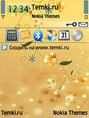 Цветочный узор для Nokia N95 8GB