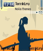 Синий самурай для Nokia N70