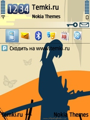 Синий самурай для Nokia E51