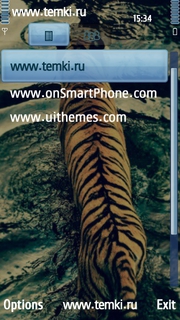Скриншот №3 для темы Тигр в воде
