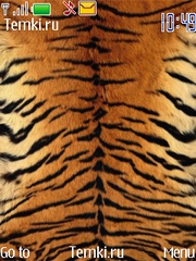 Тигровый фон для Nokia 6600i slide