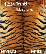 Тигровый фон для Nokia 6680