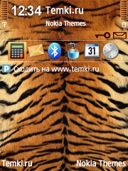 Тигровый фон для Nokia N92