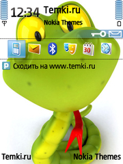 Веселая Змея для Nokia 6700 Slide