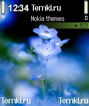 Голубой цветок для Nokia 6680
