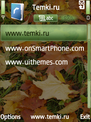 Скриншот №3 для темы Осенние листья