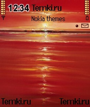 Красный пейзаж для Nokia 6630