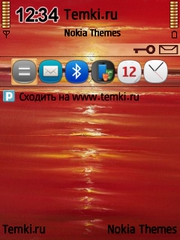 Красный пейзаж для Nokia E52