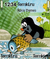 Кротек с рыбкой для Nokia 3230