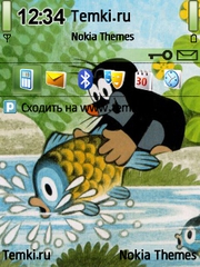 Кротек с рыбкой для Nokia 5730 XpressMusic