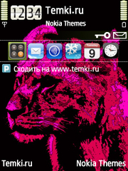 Розовая львица для Nokia 5500