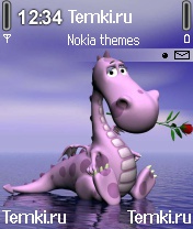 Влюбленный дракоша для Nokia 3230