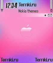 Розовый Эппл для Nokia 6620