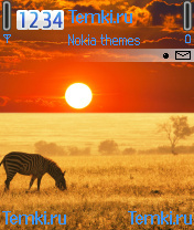 Закат в Африке для Nokia 7610