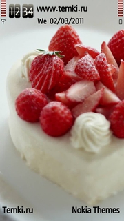 Клубничный торт для Sony Ericsson Kurara