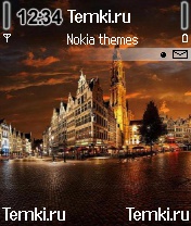 Бельгия ночью для Nokia N72