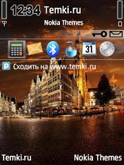 Бельгия ночью для Nokia N93