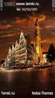 Бельгия ночью для Sony Ericsson Kurara