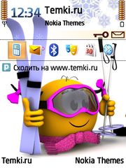 Колобки - Сочи 2014 для Nokia 6760 Slide