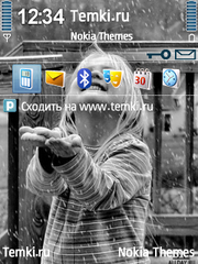 Девочка под дождем для Nokia C5-00