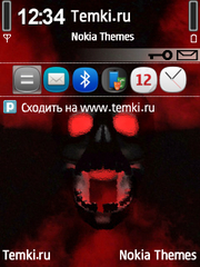Светящийся череп для Nokia N76