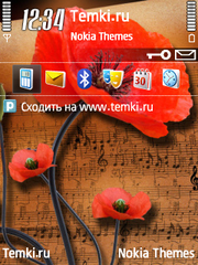 Музыкальный цветок для Nokia 6760 Slide