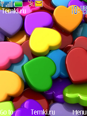 Цветные сердечки для Nokia 6555