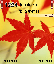 Листья красного цвета для Nokia 6682