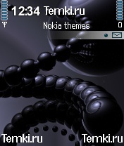 Черная абстракция для Nokia N90