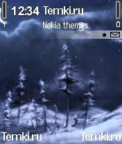 Зимняя ночь для Nokia 6620