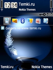 Шар с ёлкой для Nokia 6205