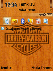 Скриншот №1 для темы Harley Davidson