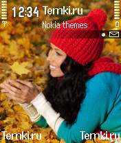 Девушка И Осень для Nokia 6260
