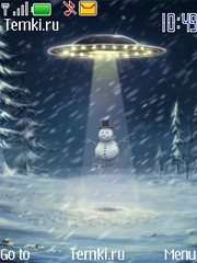 Скриншот №1 для темы НЛО и снеговик