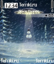 НЛО и снеговик для Nokia N72