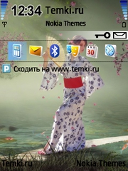 Образ гейши для Nokia E90