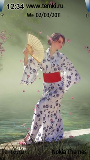 Образ гейши для Sony Ericsson Satio