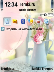Розы в кувшине для Nokia 6290