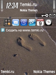 Следы на песке для Nokia 6120