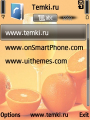 Скриншот №3 для темы Апельсиновый сок