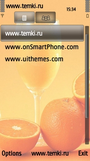Скриншот №3 для темы Апельсиновый сок