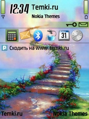 Дорога в цветах для Nokia N95 8GB