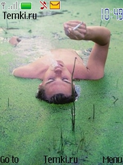 Джоери Босма в озере для Nokia X2-00
