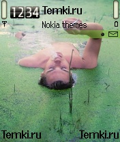 Джоери Босма в озере для Nokia 6600
