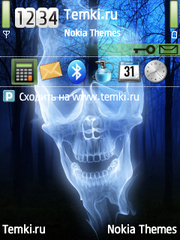 Призрачный череп для Nokia N85