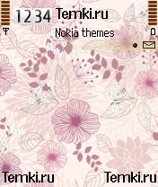 Цветочный узор для Nokia N90