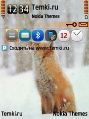 Лис зимой для Nokia N93