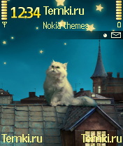 Кот на крыше для Nokia N72