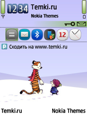 Кельвин и Хоббс для Nokia N81 8GB