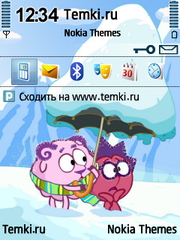 У Смешариков зима для Nokia 6700 Slide